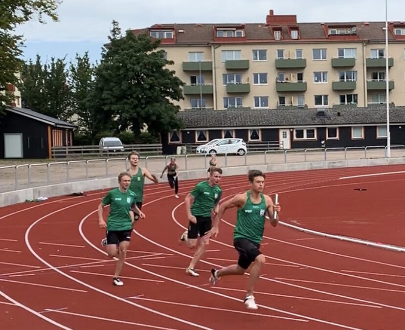 Nya klubbrekord i 4×100 och 4x400m