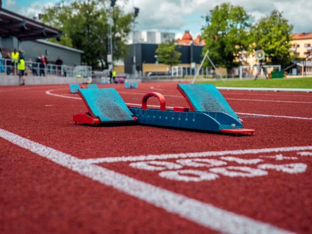 Bild startblock - Åhus Friidrott
