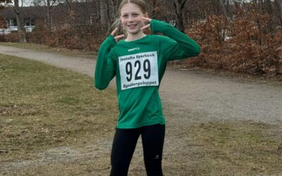 Grönsvart på löparpallen