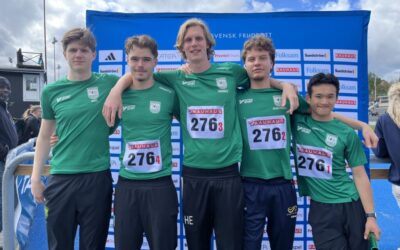 nytt klubbrekord på 4x100m!